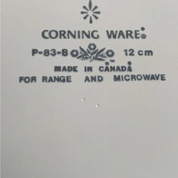 cornflower Blue corningware mini frying pan - p-83-b 12 hard to find … - Picture 3 of 3